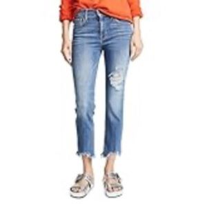 Levi’s 724 Straight Crop Jeans, Indigo Pixel